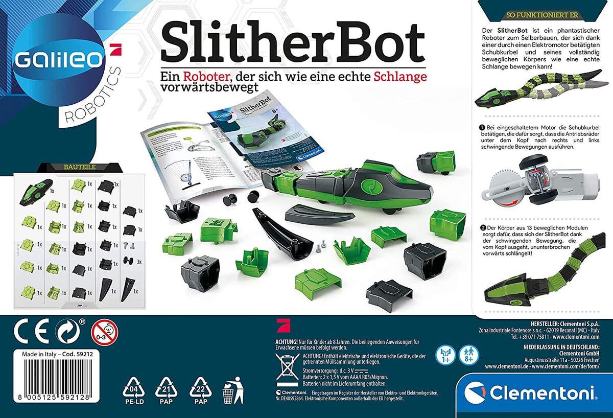 Clementoni Galileo 59212 Schlangen Roboter