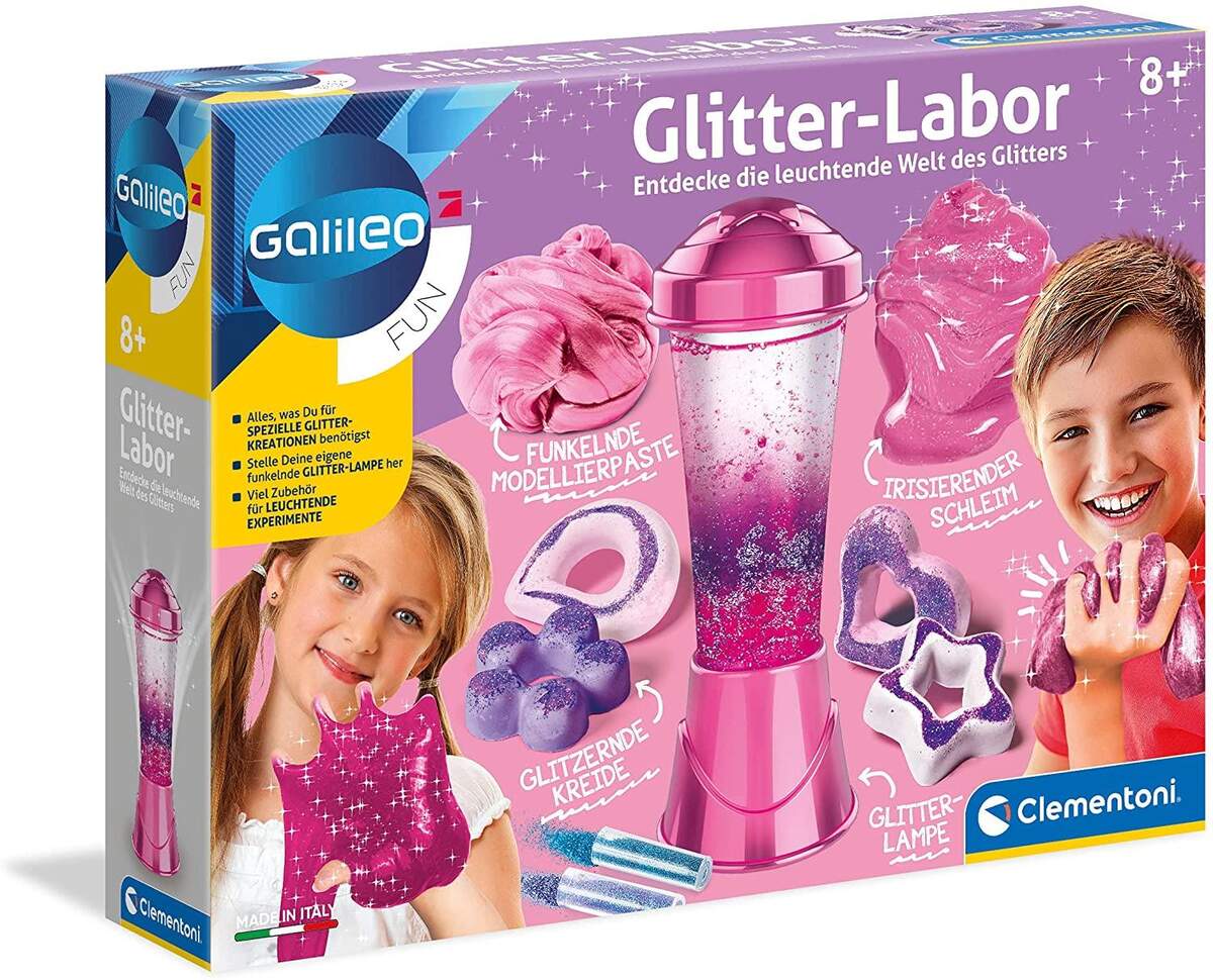 Clementoni Galileo Fun – Glitter-Labor