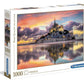 Clementoni High Quality Puzzle Mont Saint-Michel, 1000 Teile