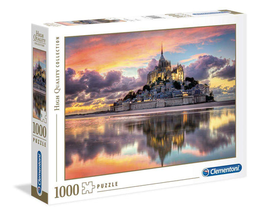 Clementoni High Quality Puzzle Mont Saint-Michel, 1000 Teile