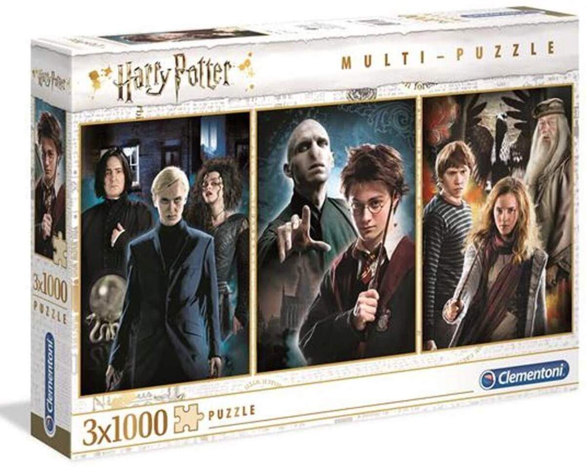 Clementoni Multi-Puzzle Harry Potter, 3x1000 Teile