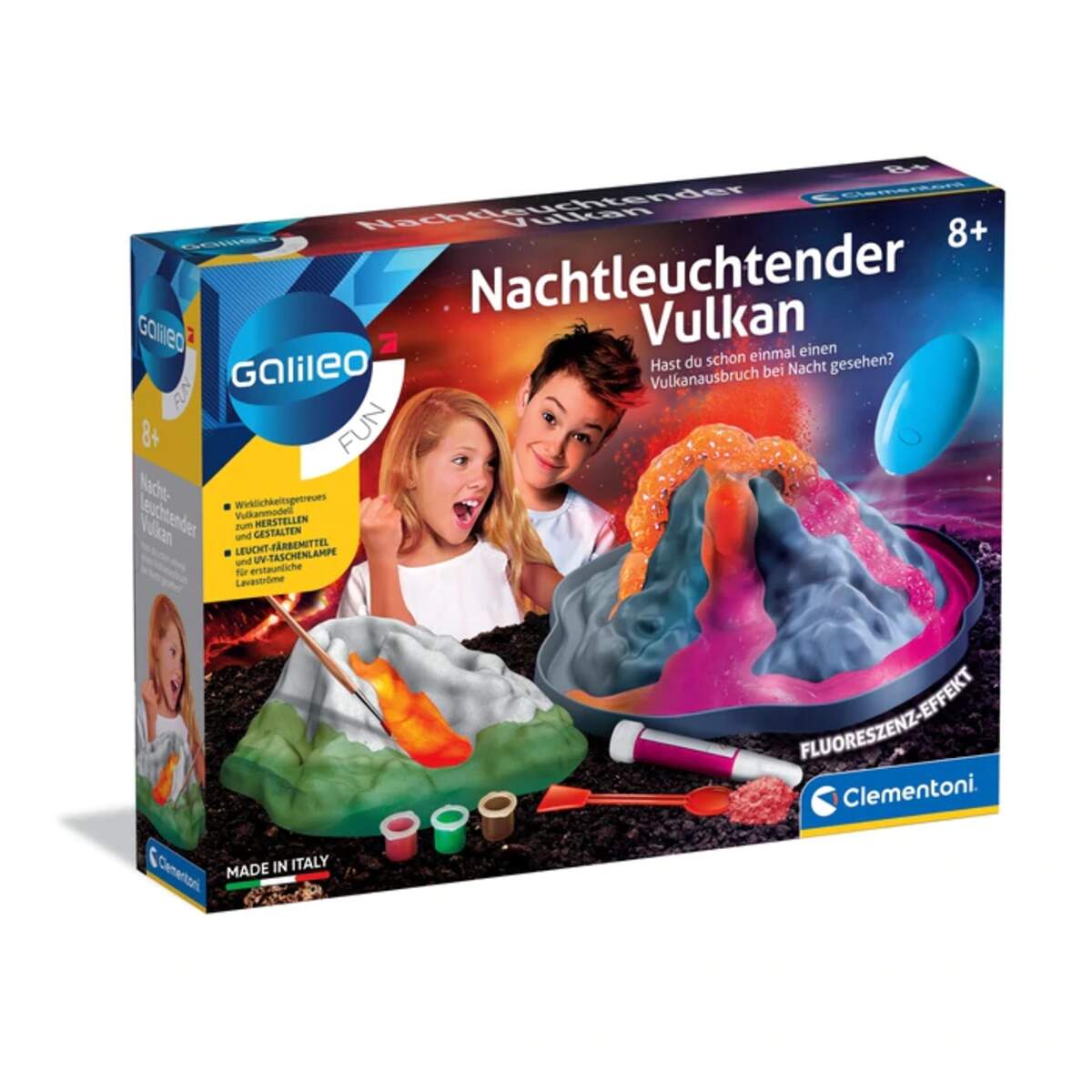 Clementoni Nachtleuchtender Vulkan