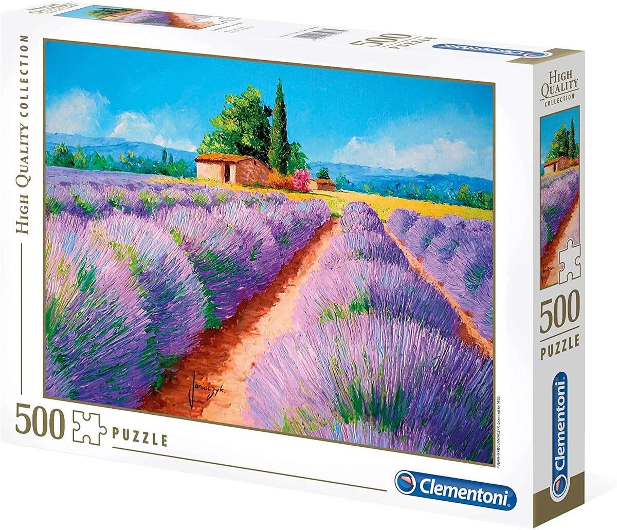 Clementoni Puzzle -  Lavendel-Duft, 500 Teile