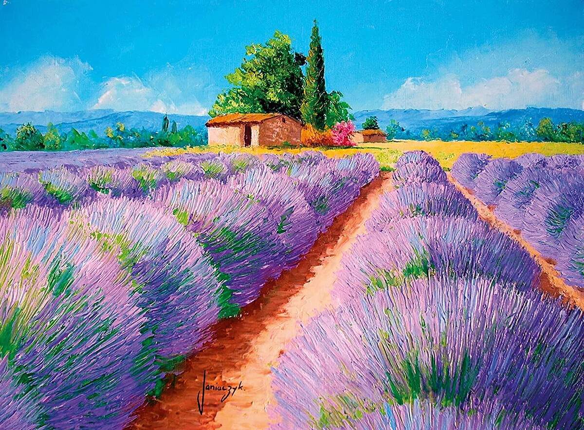 Clementoni Puzzle -  Lavendel-Duft, 500 Teile