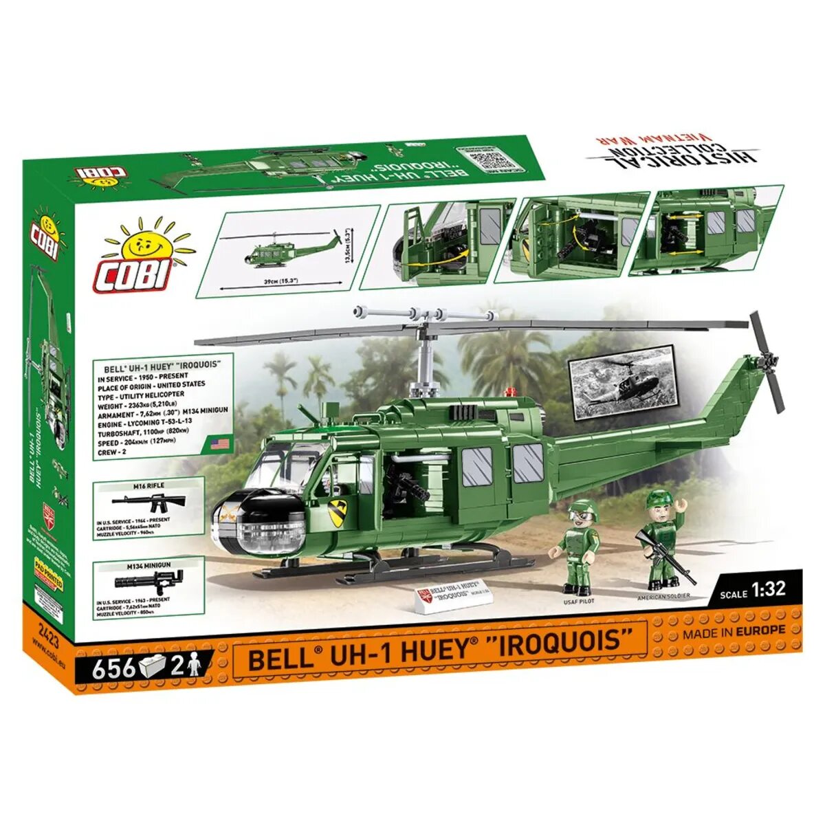Cobi 2423 Historical Collection - Bell UH-1 Huey Iroquois