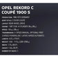 Cobi 24345 - Opel Rekord C Coupe