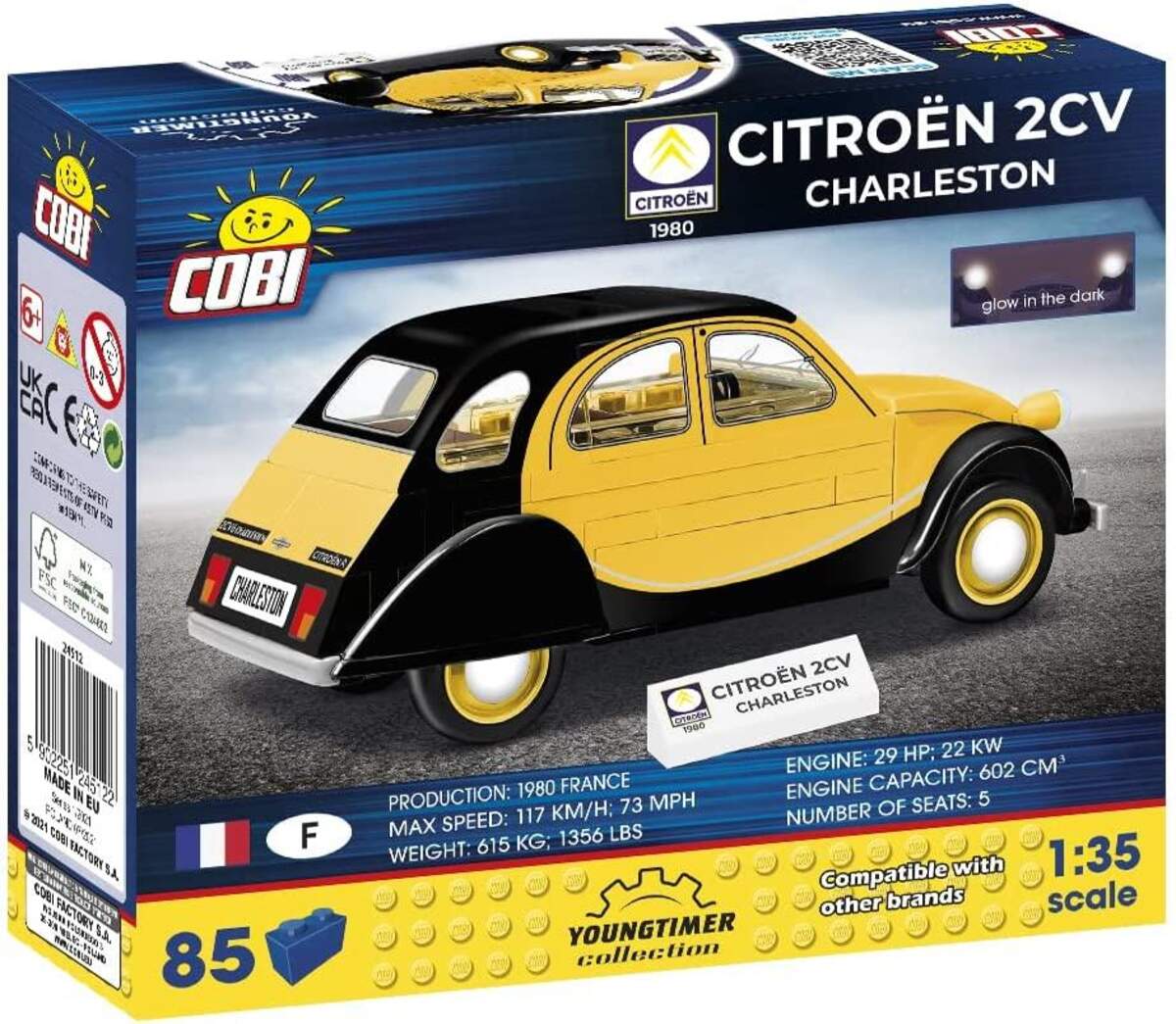 Cobi 24512 Citroen 2CV Charleston 1980