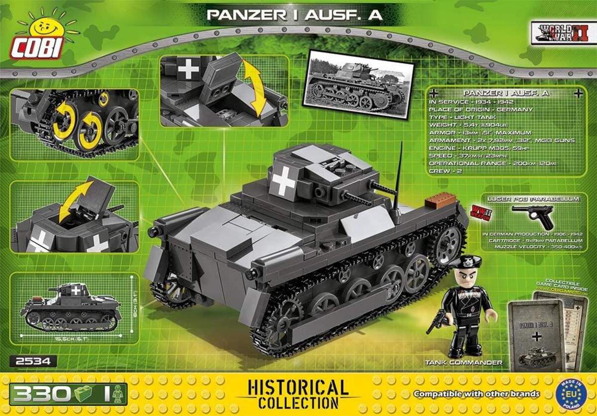 Cobi 2534 Historical Collection Panzer I Ausf. A
