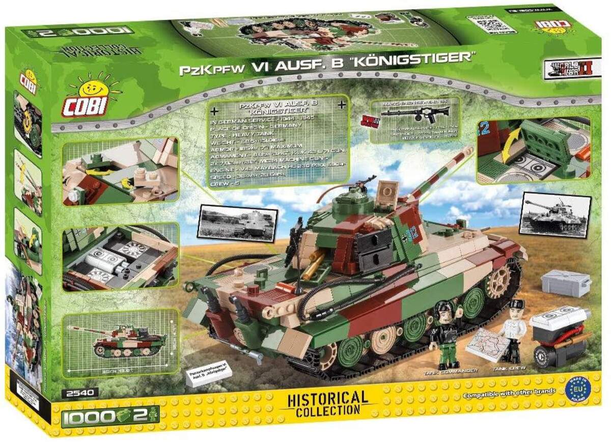Cobi 2540 Historical Collection PzKpfw VI Ausf. B "Königstiger"