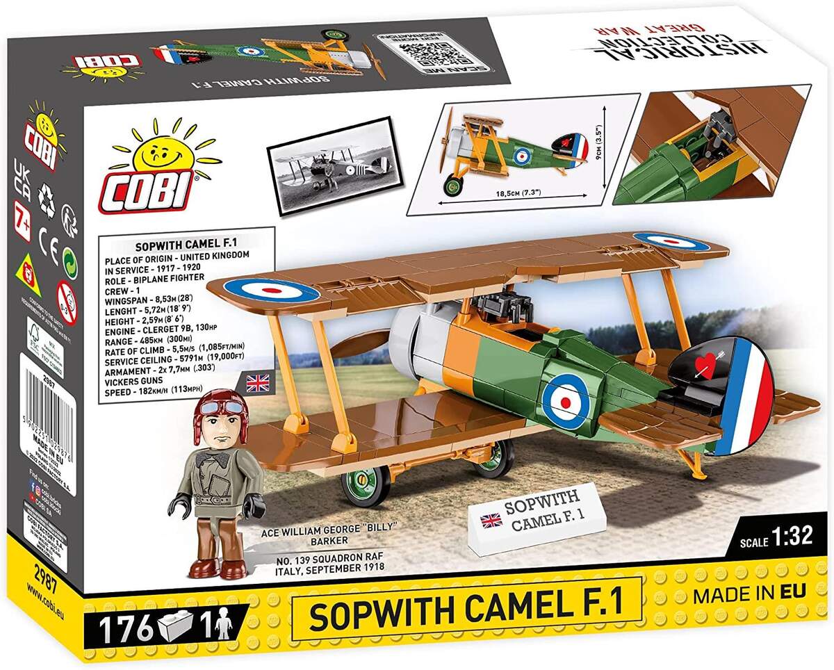 Cobi 2987 Historical Collection - Sopwith Camel F.1