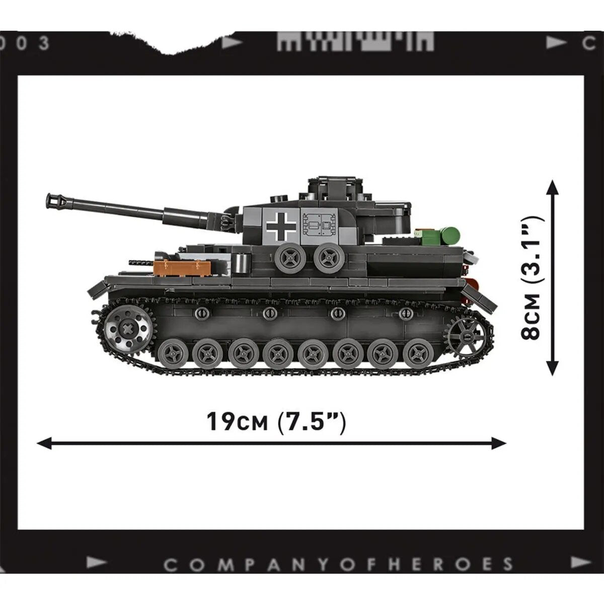 Cobi 3045 Company of Heroes 3 - Panzer IV Ausf. G