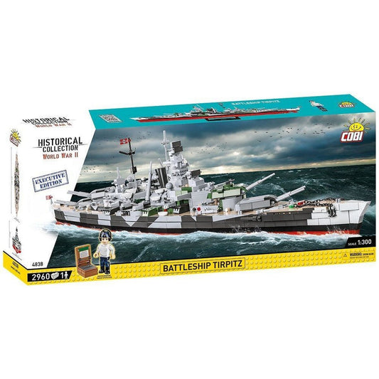 Cobi 4838 - Historical Collection - Battleship Tirpitz - Executive Edition