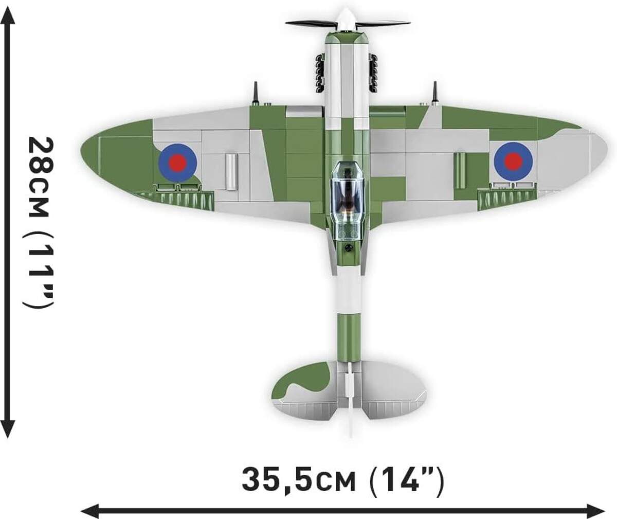 Cobi 5725 Historical Collection - Supermarine Spitfire MK. VB