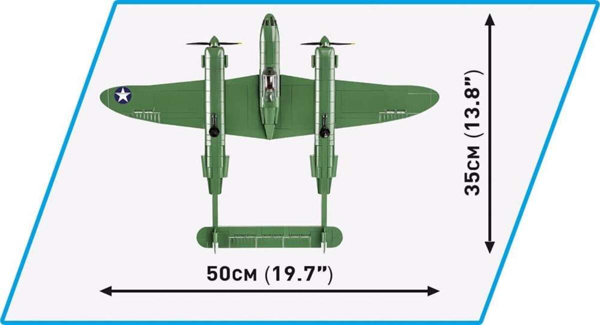 Cobi 5726 Historical Collection - Lockheed P-38 Lightning (H)