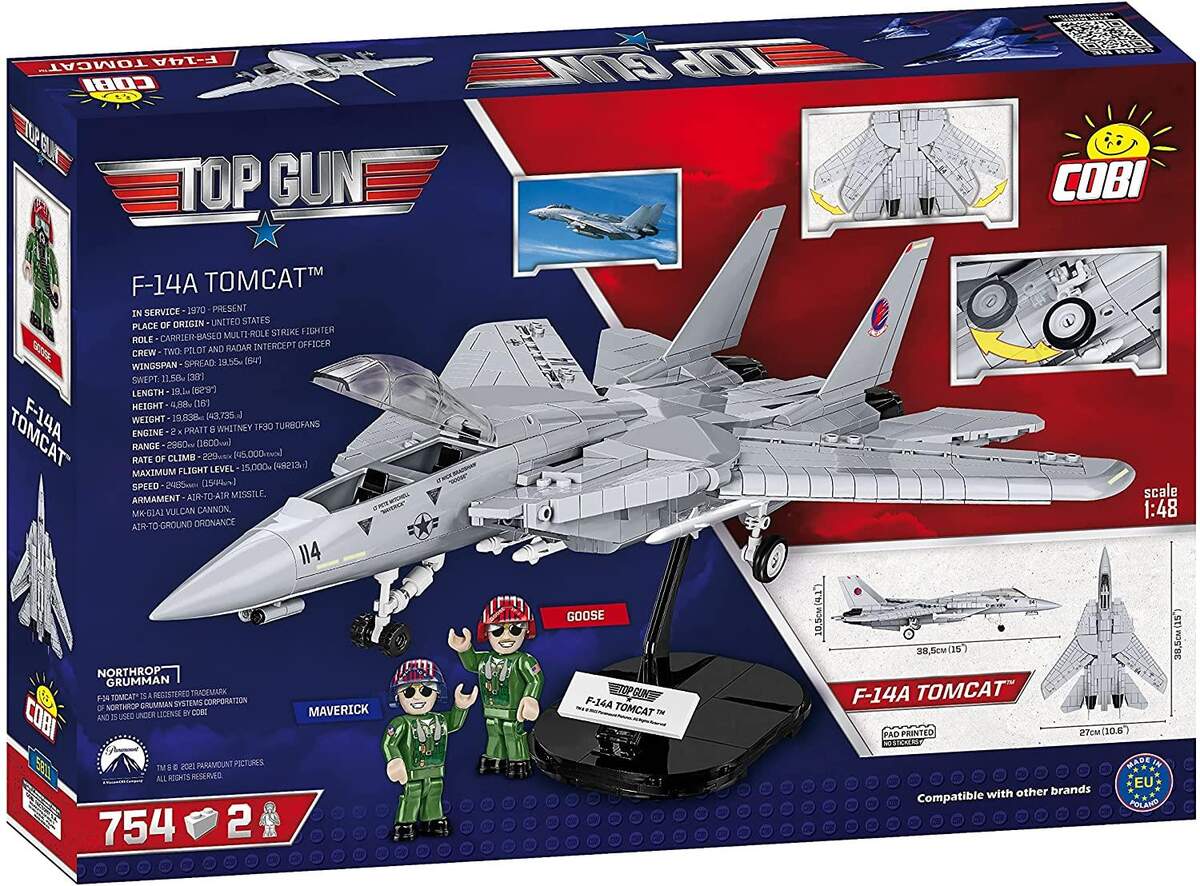 Cobi 5811 TOP GUN Flugzeug F-14 Tomcat