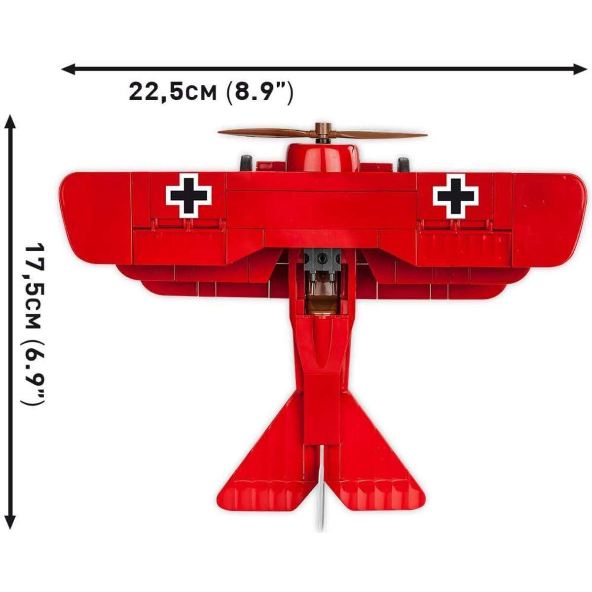 Cobi Historical Collection - Bausatz Jagdflugzeug Fokker Dr.1 Red Baron