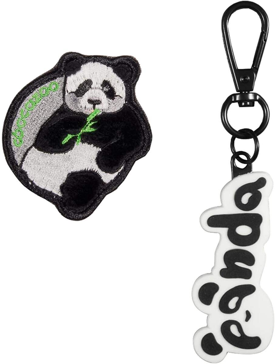 Coocazoo COLOUR UP-Set Panda: Anhänger & Klett-Patch