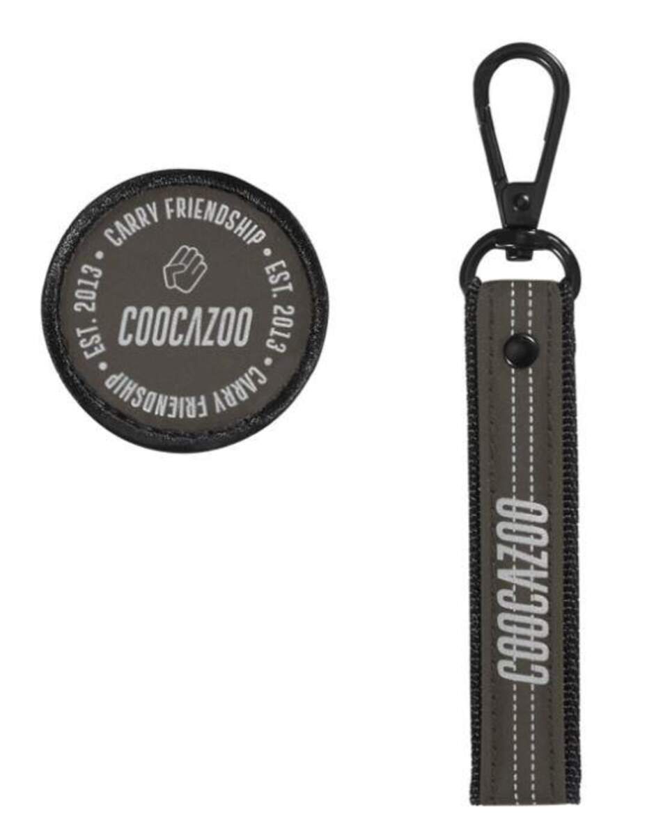 Coocazoo COLOUR UP-Set Reflective Silver: Anhänger & Klett-Patch