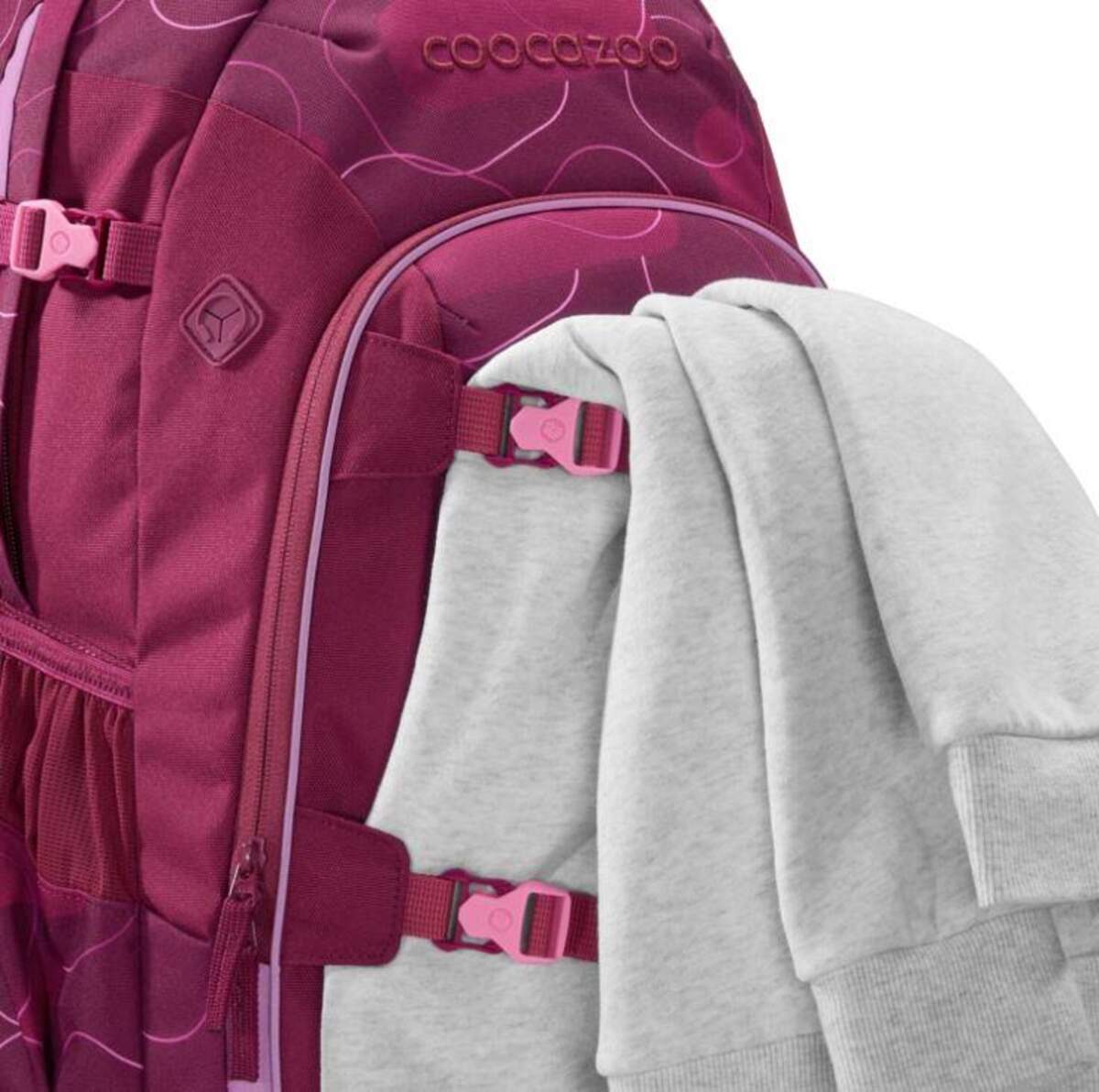 Coocazoo Schulrucksack Joker Berry Bubbles