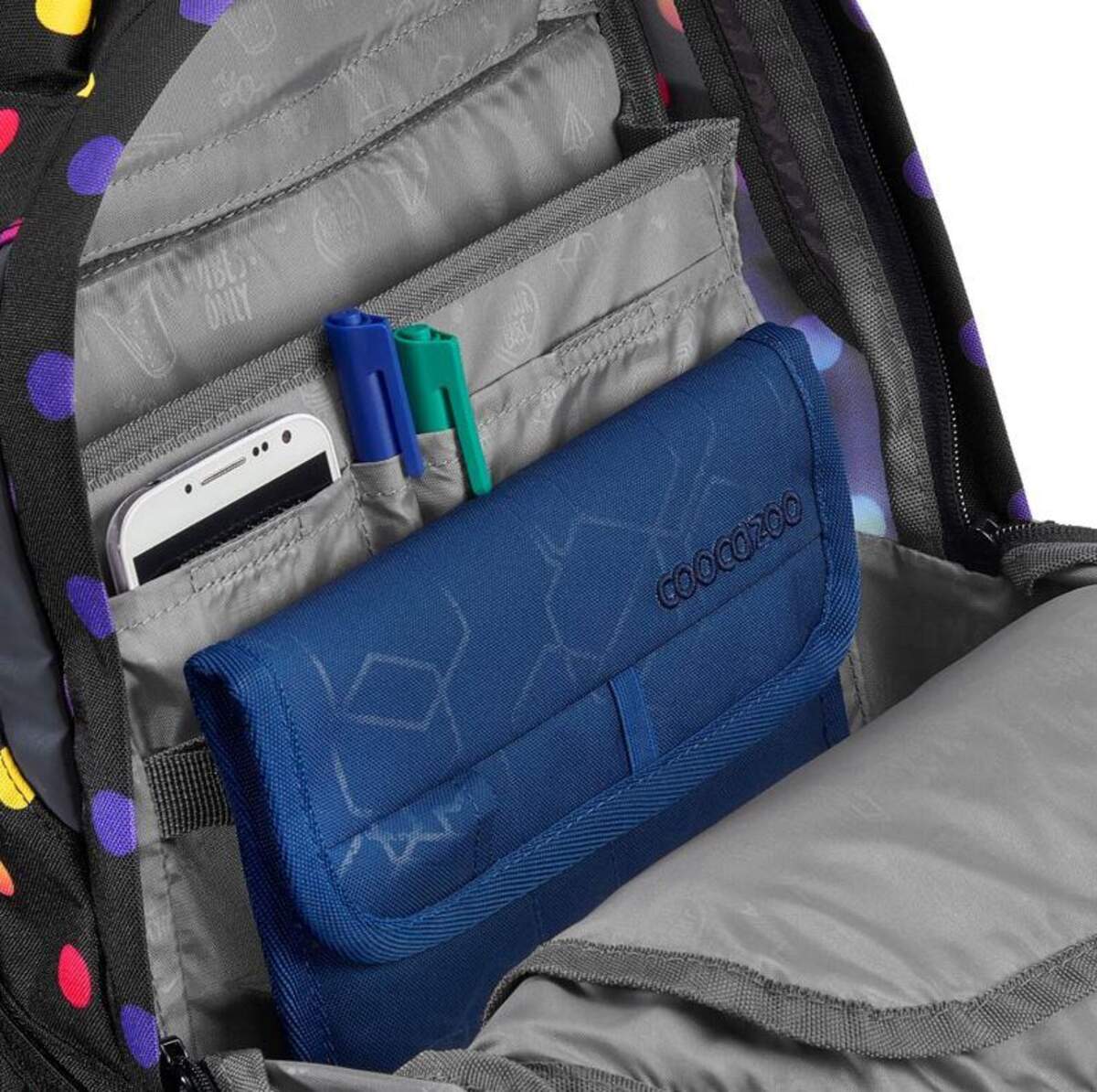 Coocazoo Schulrucksack JOKER, Magic Polka