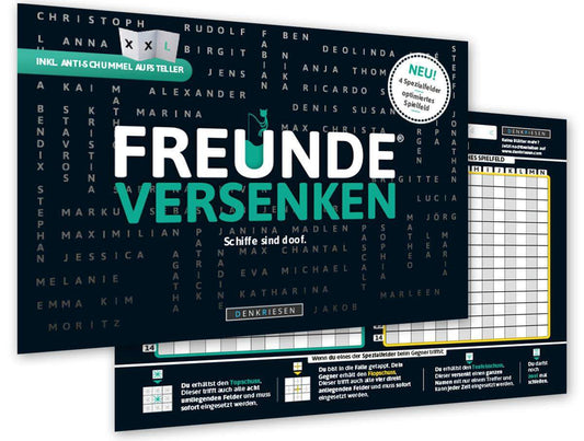 Denkriesen Freunde versenken Schiffe sind doof