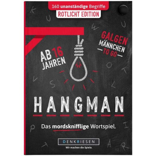 Denkriesen HANGMAN - Rotlich Edition "Galgenmännchen To Go"