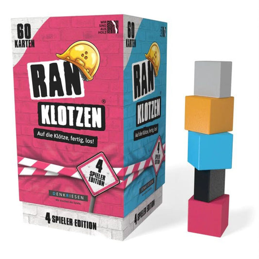 Denkriesen Ranklotzen - Auf die Klötze, fertig, los! 4 Spieler Edition
