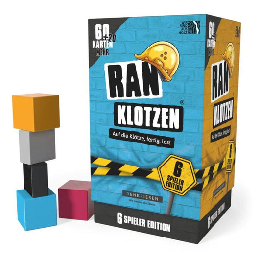 Denkriesen Ranklotzen "Auf die Klötze, fertig, los!" 6 Spieler Edition