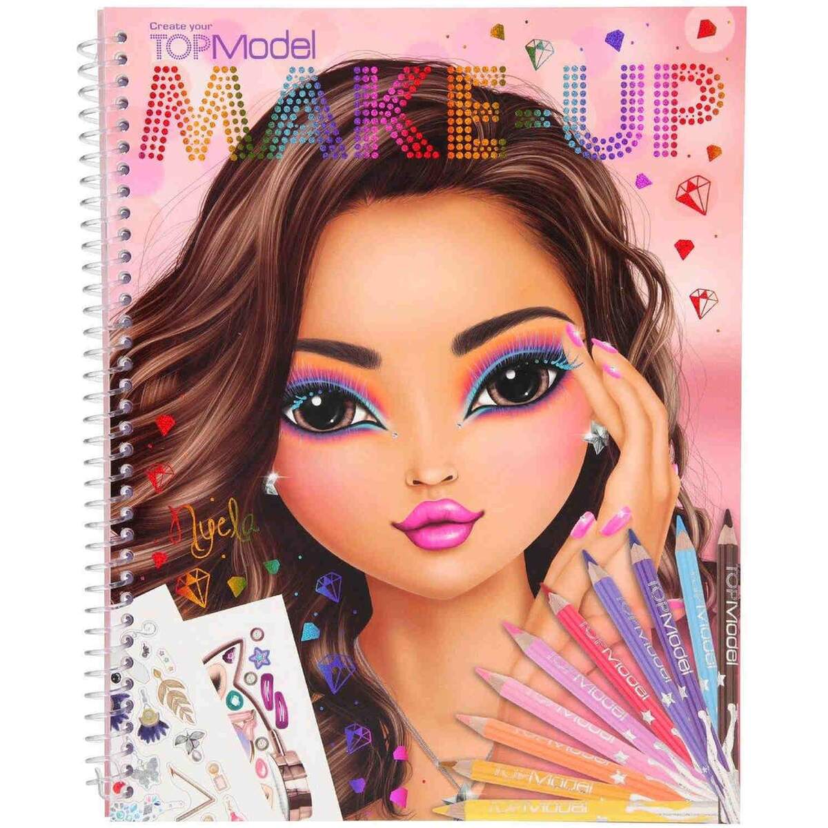 Depesche Create your TOPModel Make-Up - Malbuch, sortiert