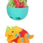 Depesche Dino World Construction Egg, 1 Stück, 5-fach sortiert