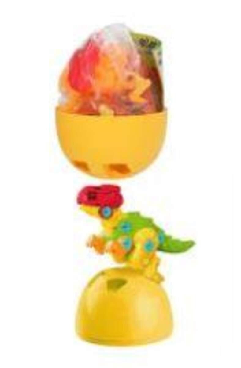 Depesche Dino World Construction Egg, 1 Stück, 5-fach sortiert