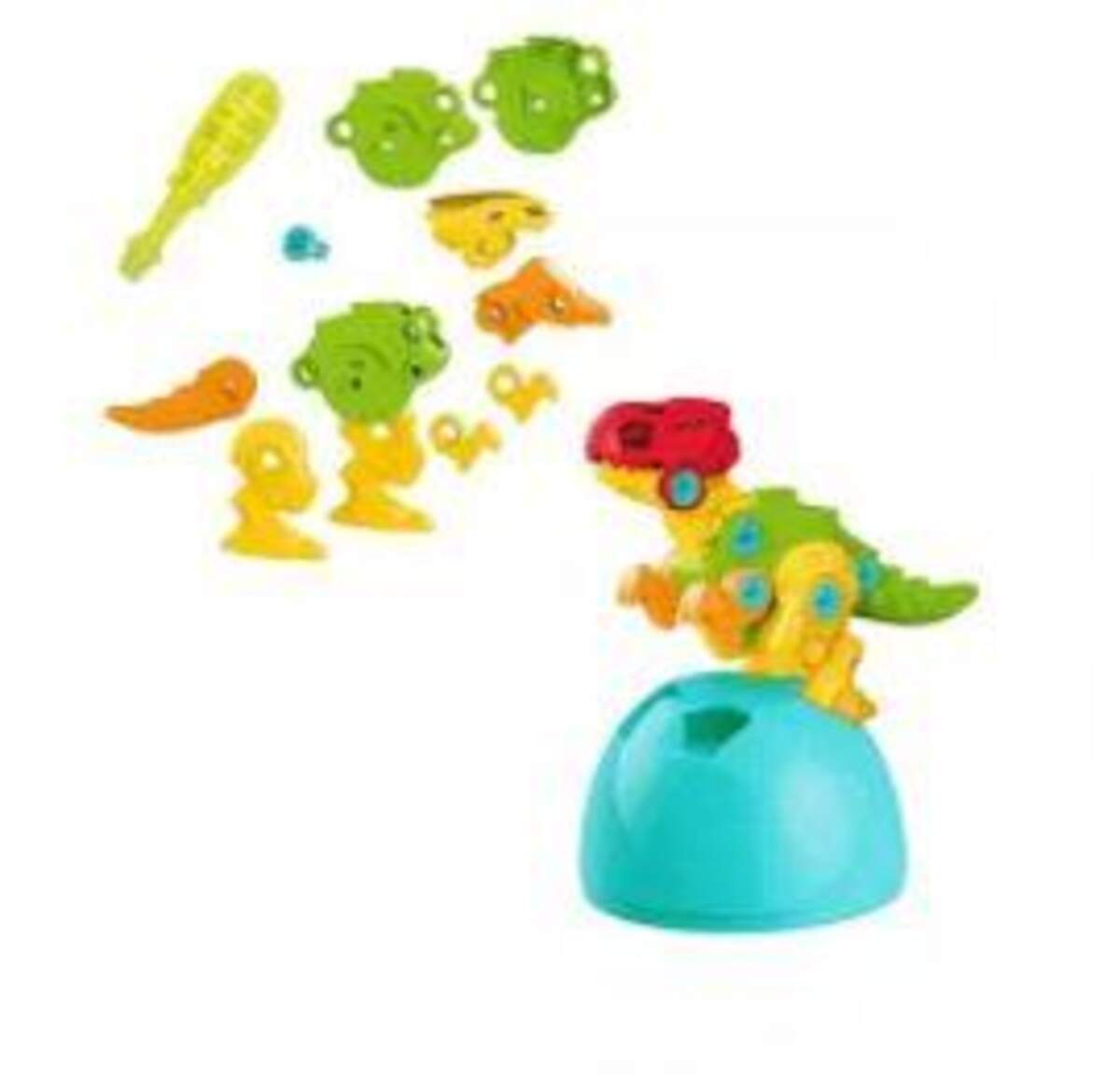 Depesche Dino World Construction Egg, 1 Stück, 5-fach sortiert