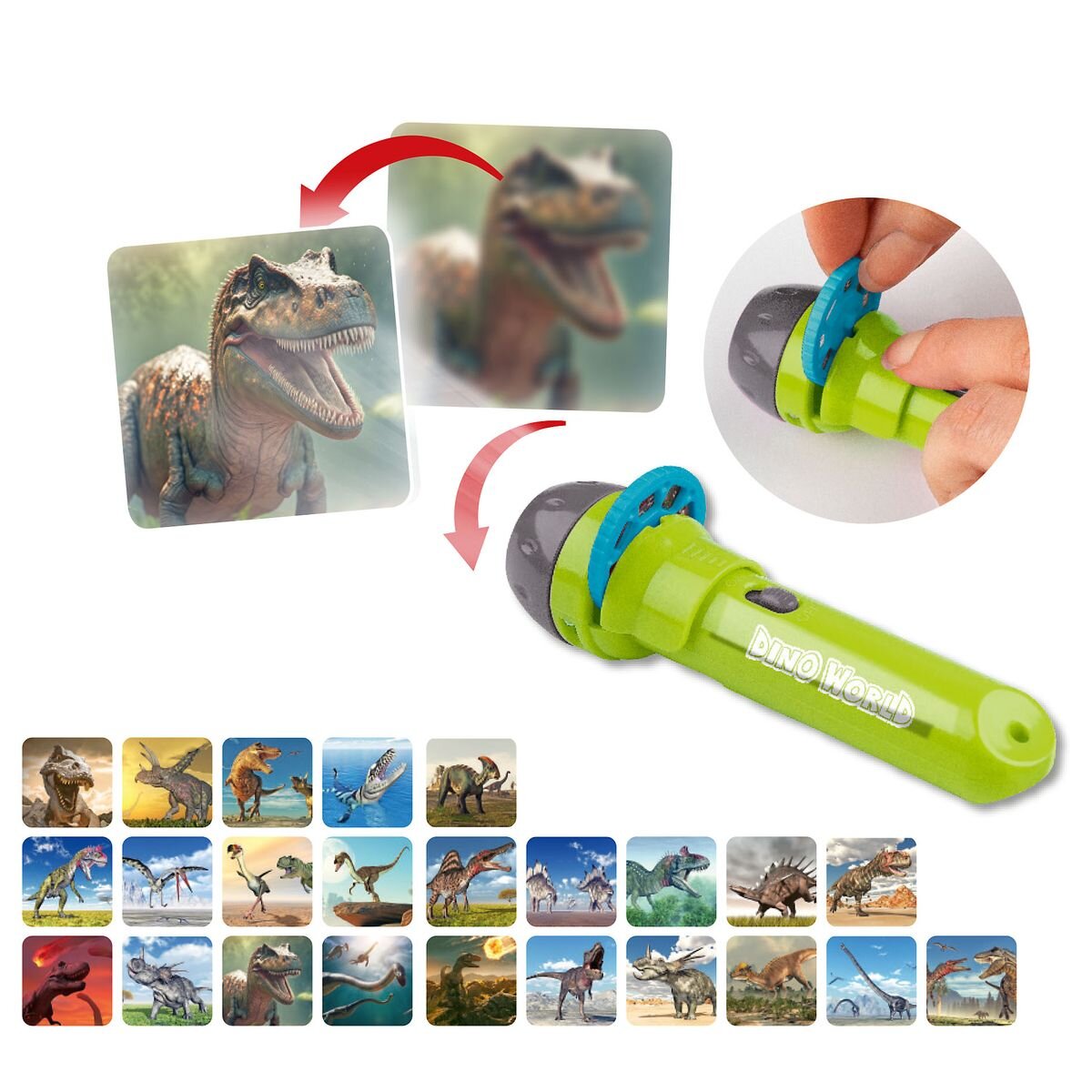 Depesche Dino World Taschenlampe Mit Bildeffekten
