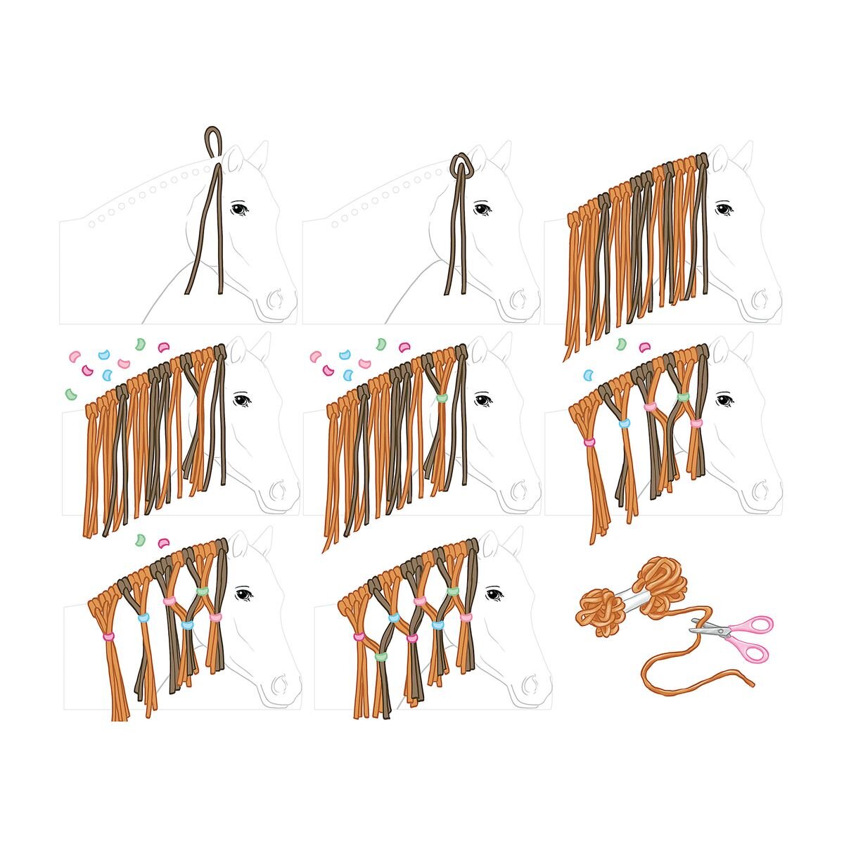 Depesche Miss Melody DIY Horse Mane