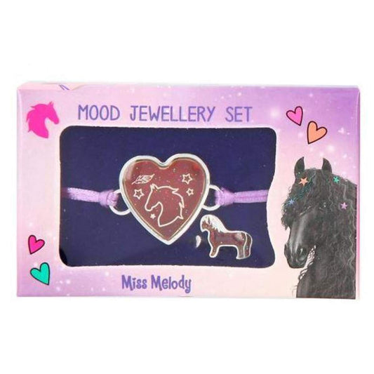 Depesche Miss Melody Stimmungs-Schmuck-Set, 1 Set, 4-fach sortiert