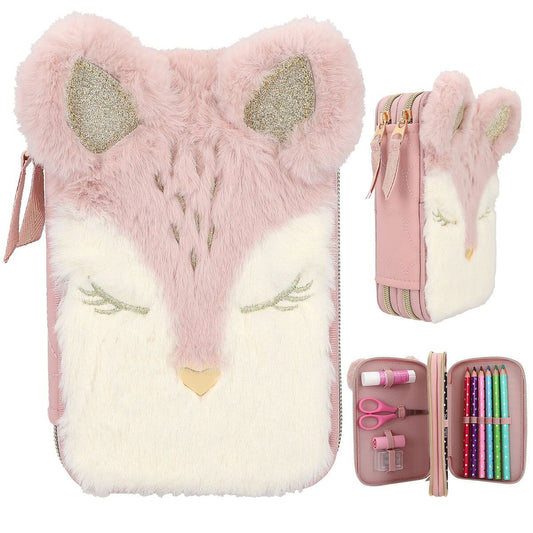 Depesche Princess Mimi 2-Fach Federtasche Reh WILD FOREST