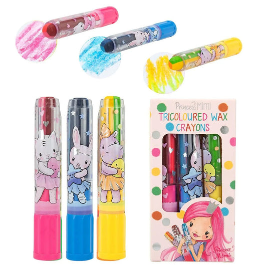 Depesche Princess Mimi Tricolor Wachsmaler Set