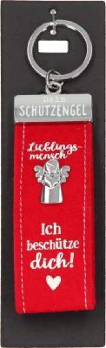 Depesche Schutzengel Glücksfilz Schlüsselanhänger