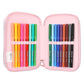 Depesche TOPModel 3-Fach Federtasche mit Stift HAPPY TOGETHER