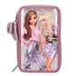 Depesche TOPModel 3-Fach Federtasche mit Glitzer GLITTER QUEEN