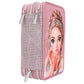 Depesche TOPModel 3-Fach Federtasche GLITTER QUEEN