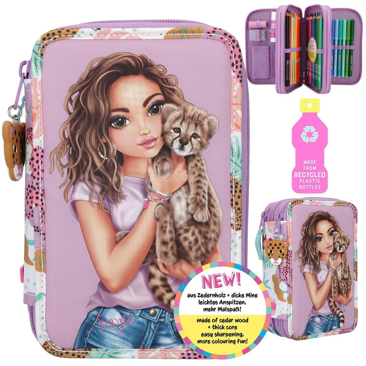 Depesche TOPModel 3-Fach Federtasche Urban Jungle