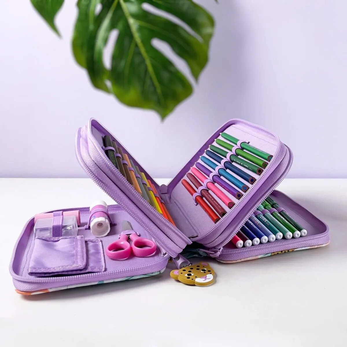 Depesche TOPModel 3-Fach Federtasche Urban Jungle