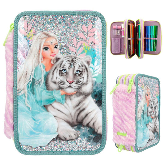 Depesche TOPModel 3-Fach Federtasche FANTASY TIGER