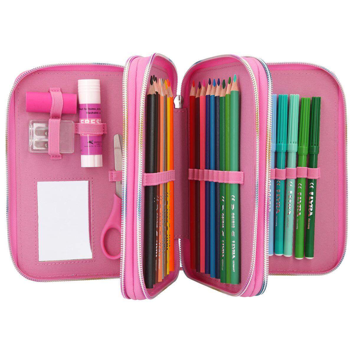 Depesche TOPModel drei-fach Federtasche Dane June, gefüllt