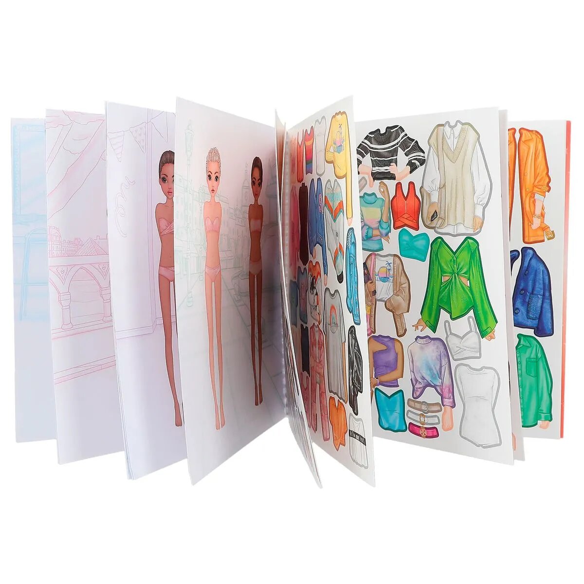 Depesche TOPModel Dress Me Up Stickerbuch