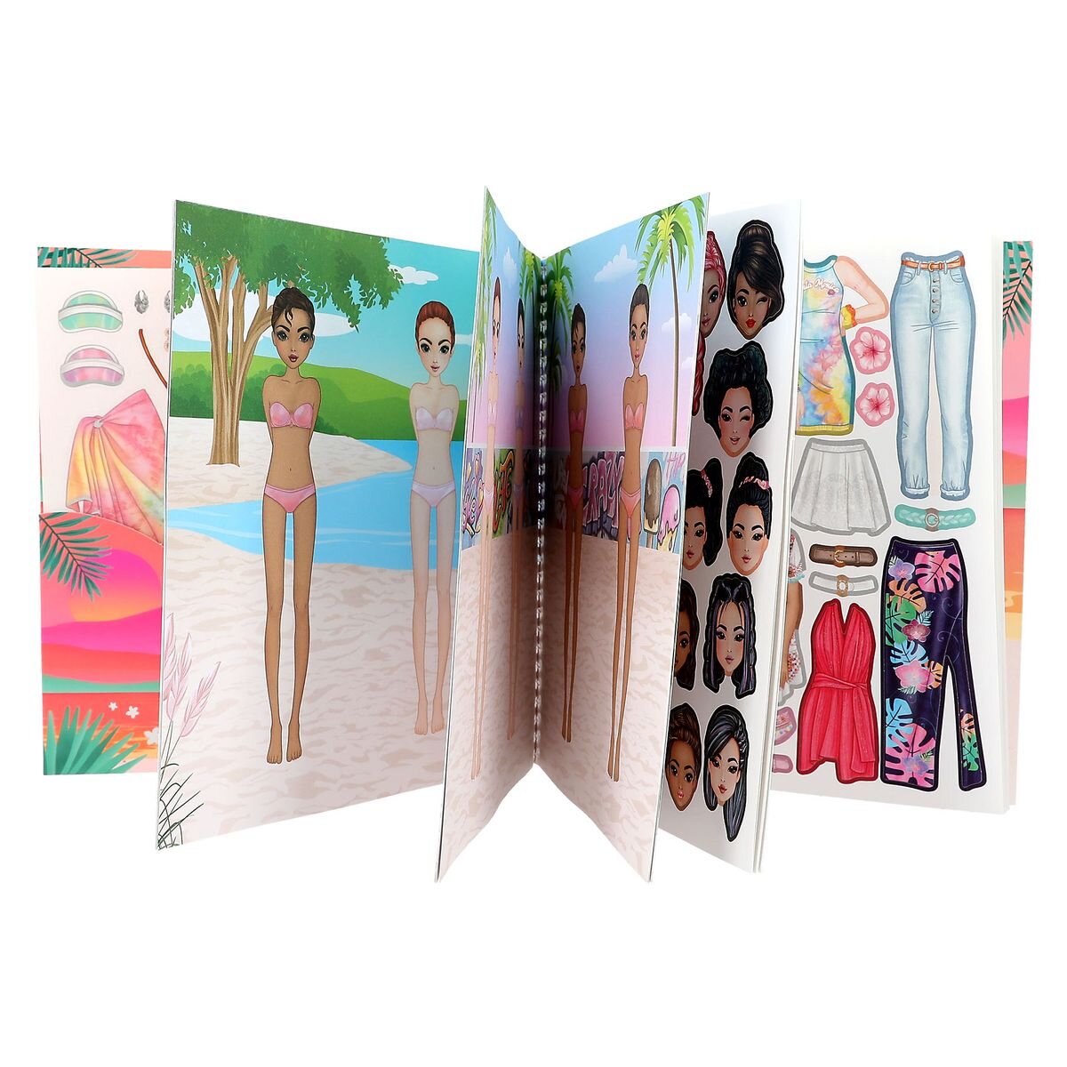 Depesche TOPModel Dress Me Up Stickerbuch HOLIDAY