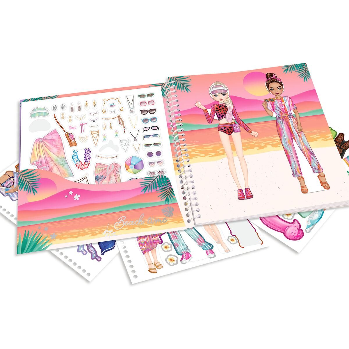 Depesche TOPModel Dress Me Up Stickerbuch HOLIDAY