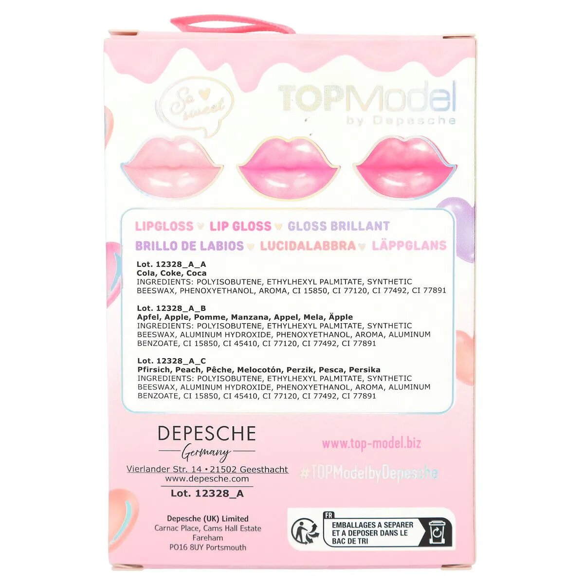 Depesche TOPModel Lipgloss Set BEAUTY and ME