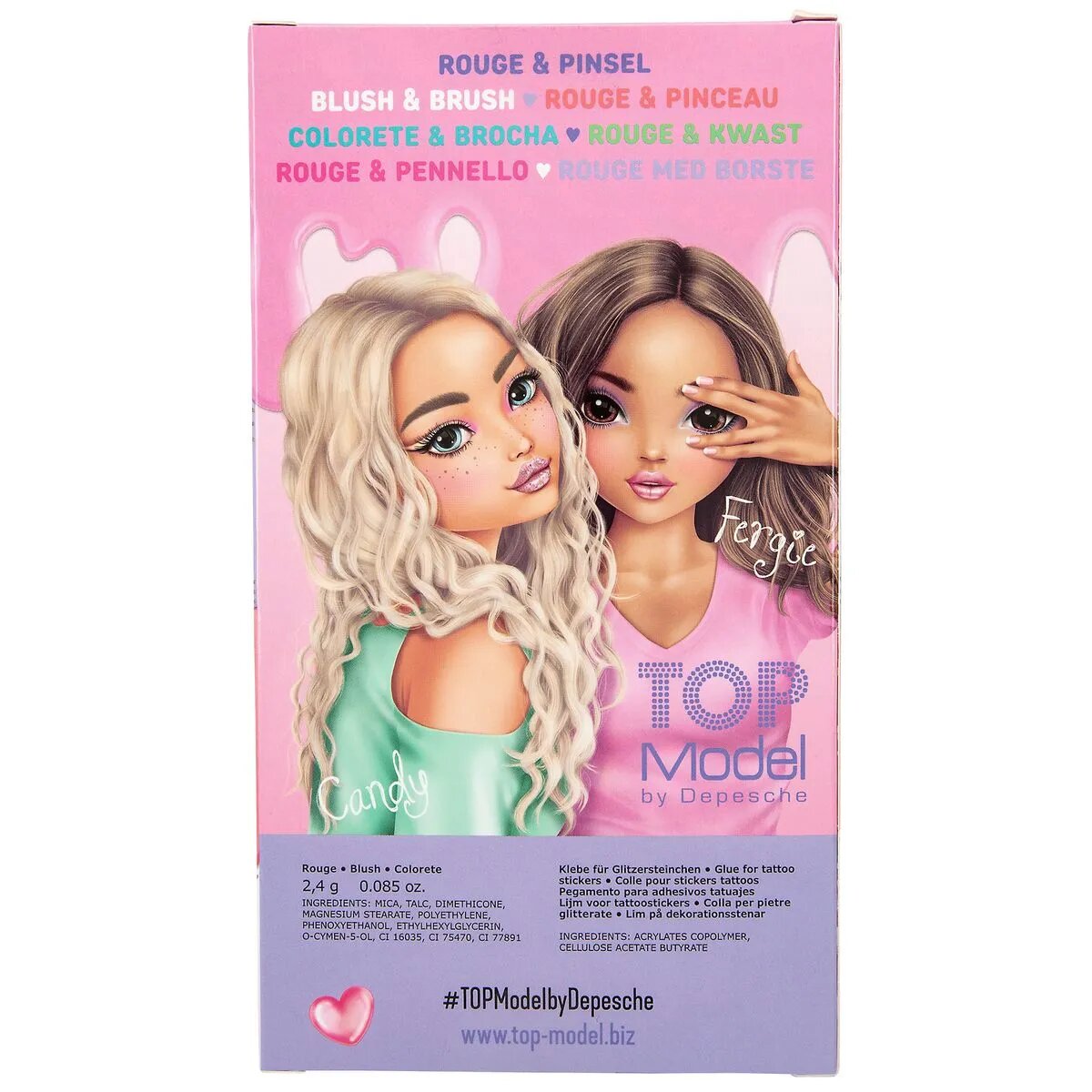 Depesche TOPModel Rouge & Pinsel Set BEAUTY and ME